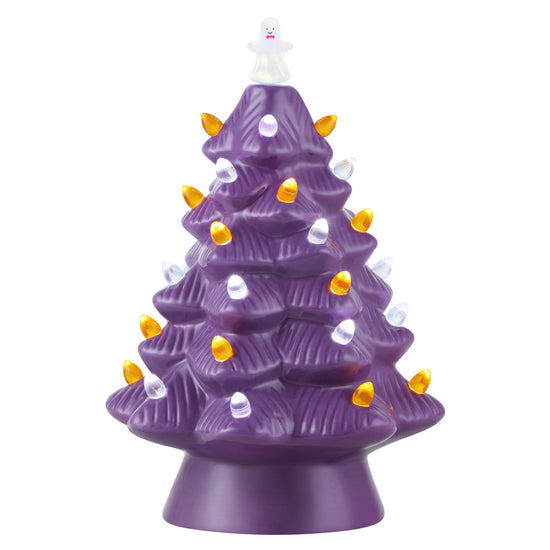 11.7" Halloween Tree - Purple - Mr. Christmas