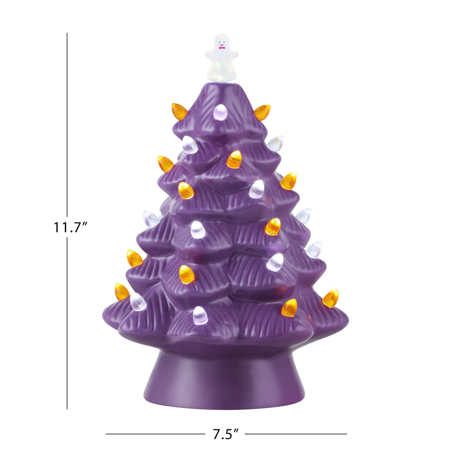 11.7" Halloween Tree - Purple - Mr. Christmas