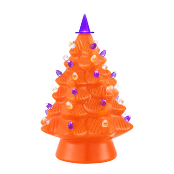 12" Halloween Tree - Orange - Mr. Christmas