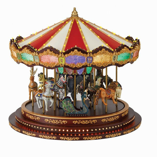 15" Marquee Deluxe Carousel - Mr. Christmas