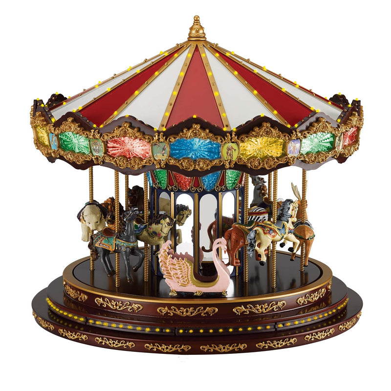 15" Marquee Deluxe Carousel - Mr. Christmas