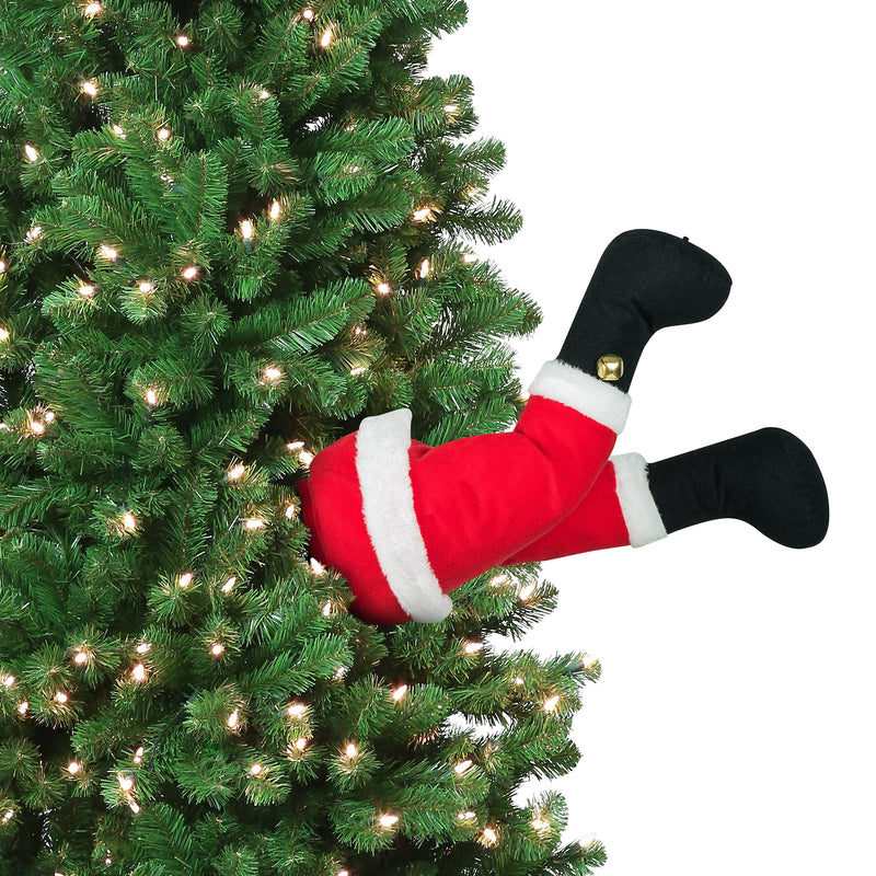Santa's Sleigh Animated Tree Topper - White - Mr. Christmas