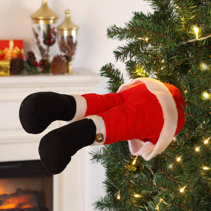 16" Animated Santa Kickers