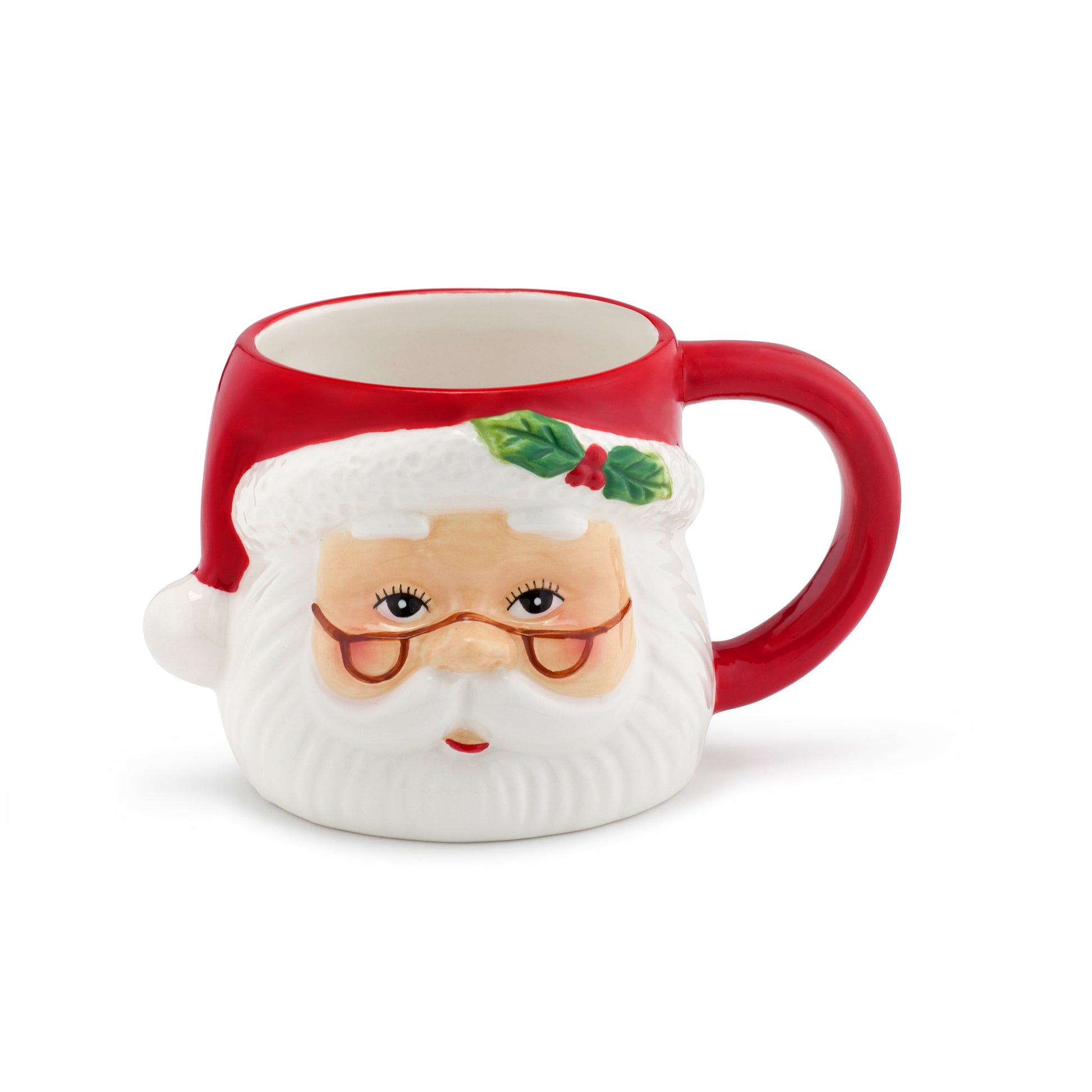 16oz Nostalgic Ceramic Santa Mug - Mr. Christmas