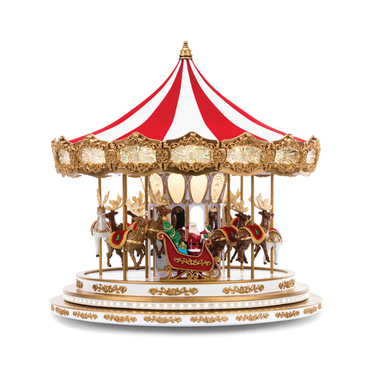 17" Regal Christmas Carousel - Mr. Christmas