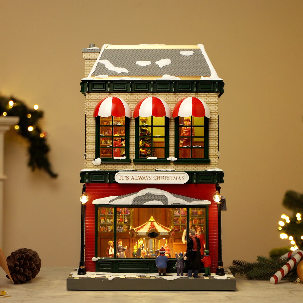 21 in. Animated Vintage Department Store | Mr. Christmas