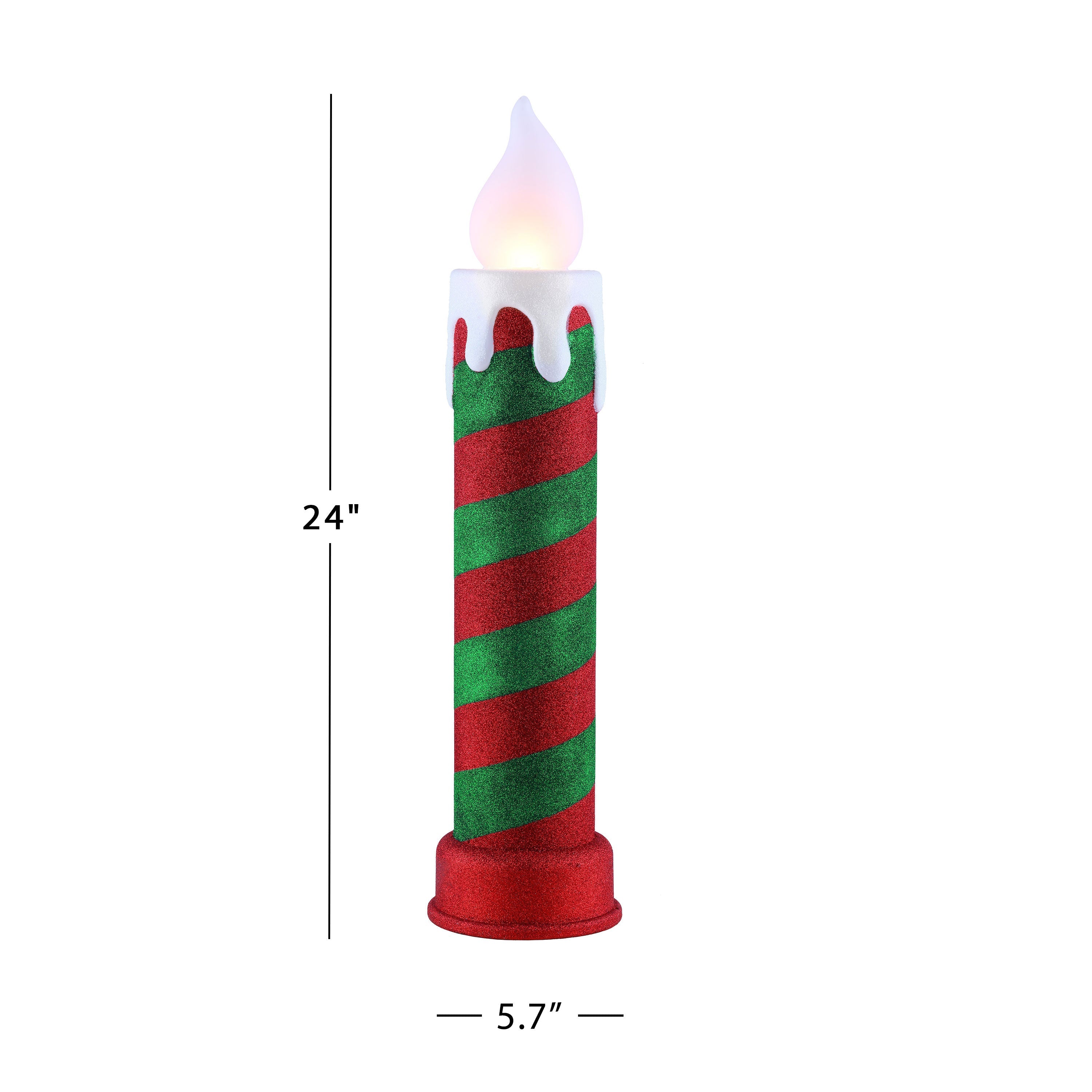 Large Christmas candle blow mold popular