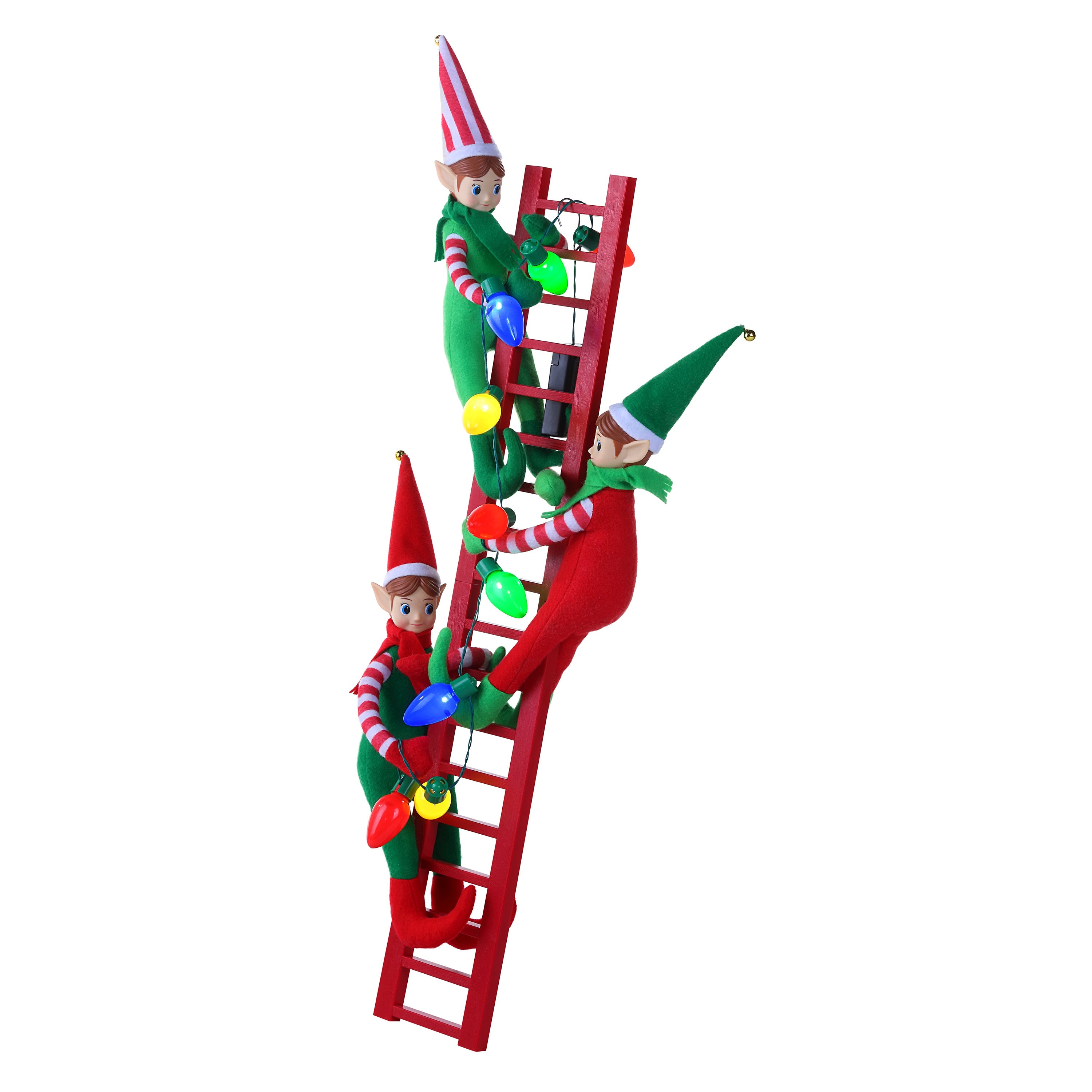 27.5" LED Elves Tree Trimmer - Mr. Christmas