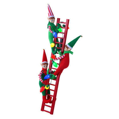 27.5" LED Elves Tree Trimmer - Mr. Christmas