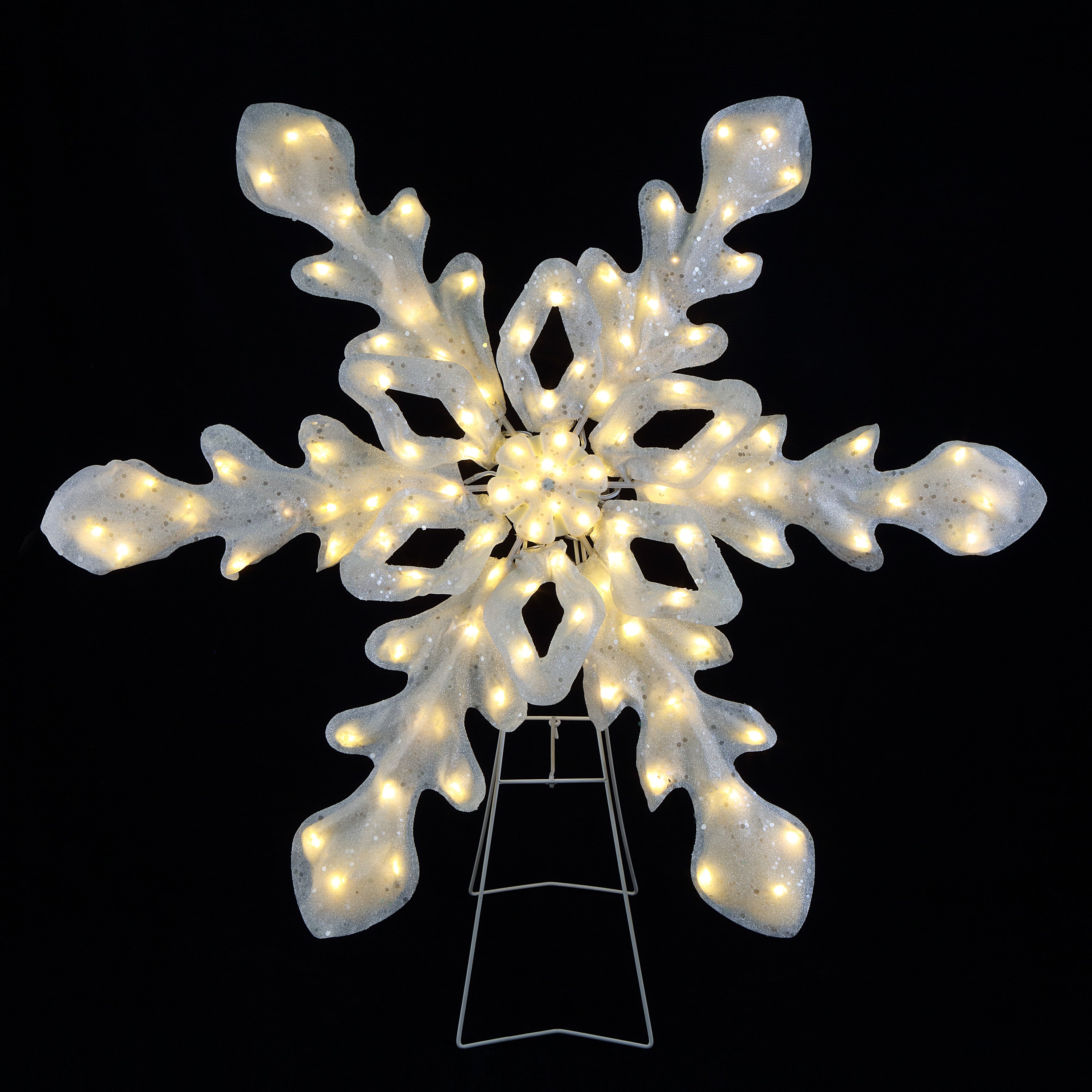 35 in. Outdoor Twinkling LED Snowflake – Mr. Christmas