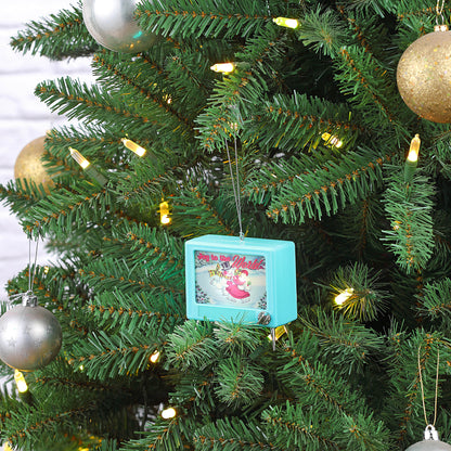 3.75" Musical LED TV Ornament - Teal - Mr. Christmas