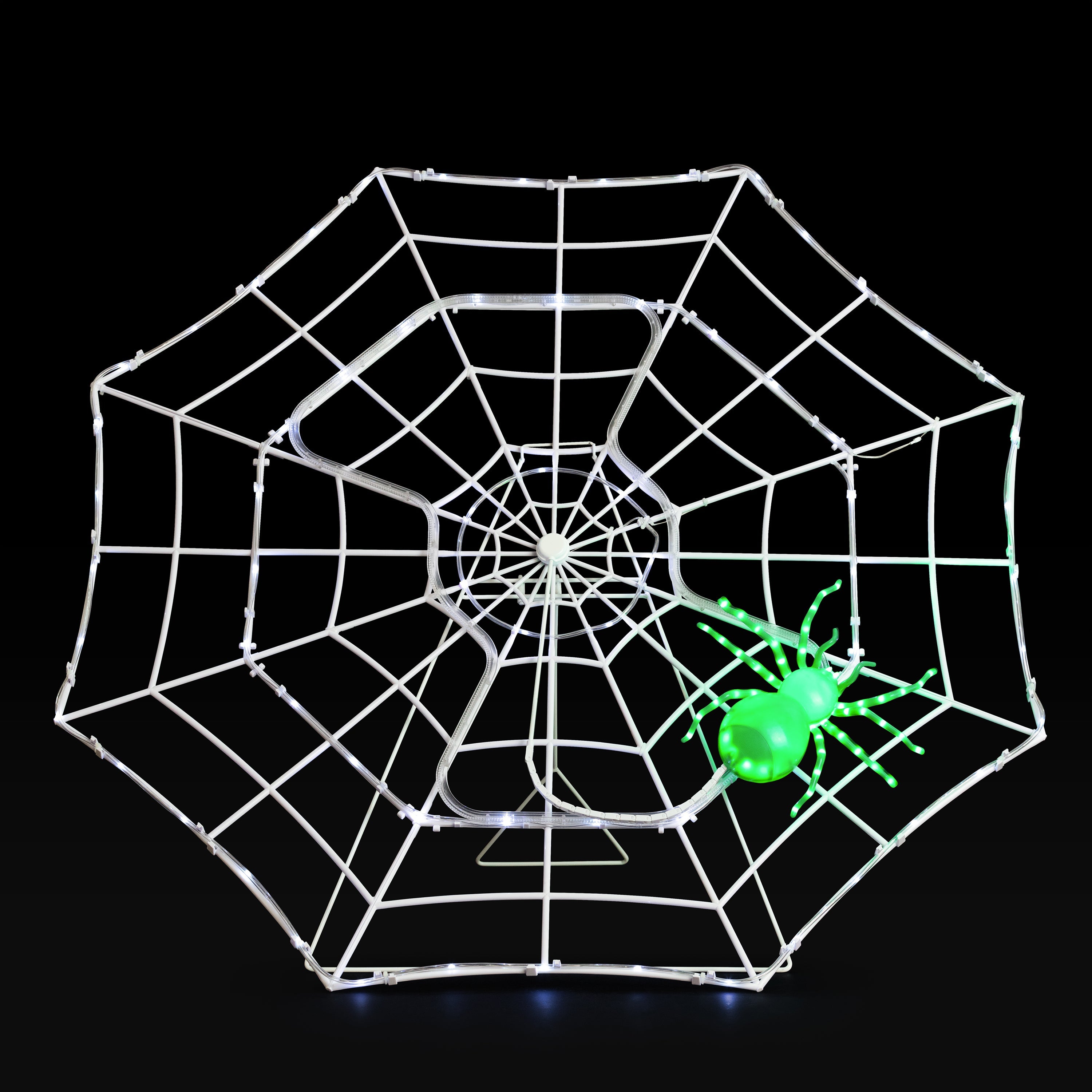 4' Outdoor Animated Spider Web - Mr. Christmas