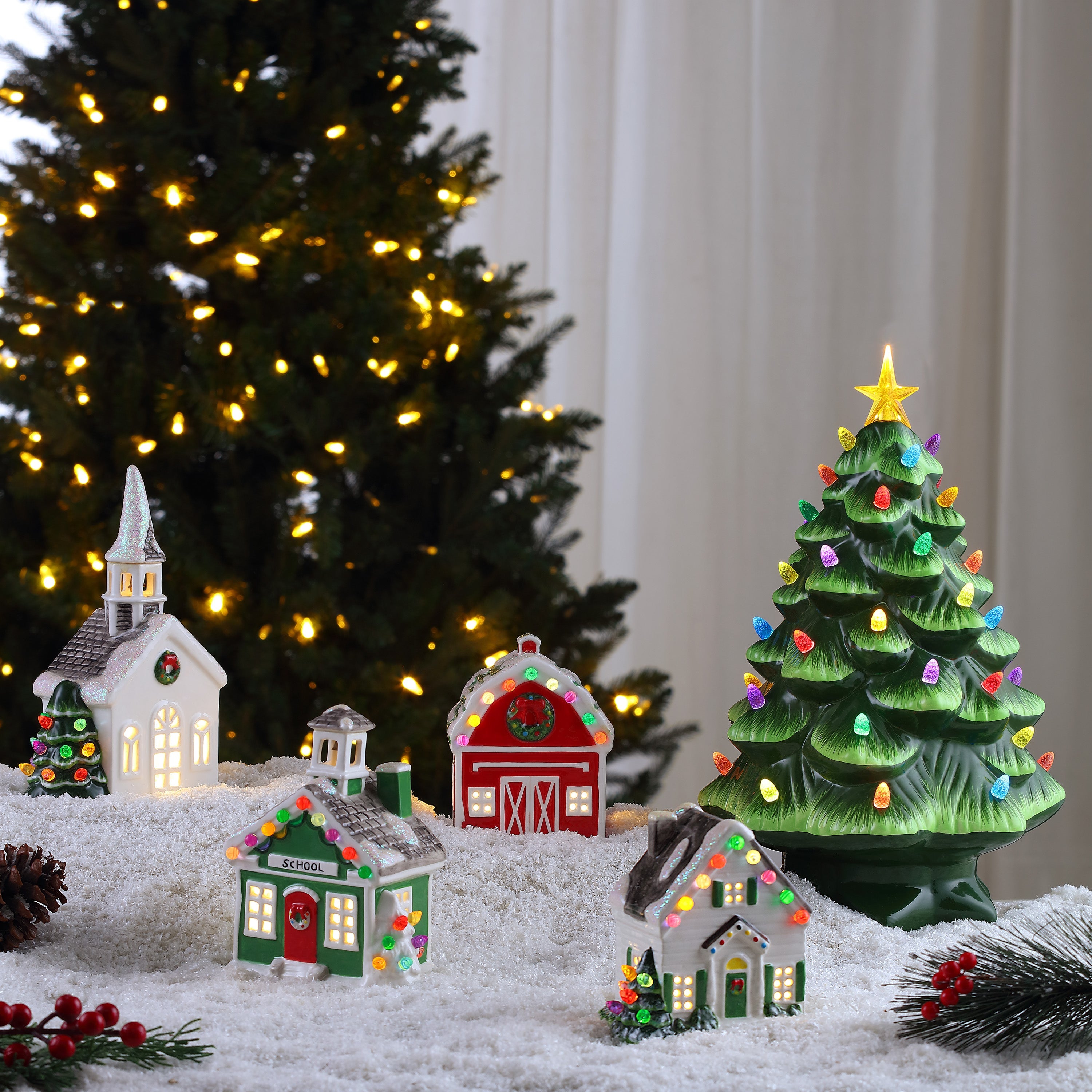 4.6" Nostalgic Ceramic Village House - Mr. Christmas