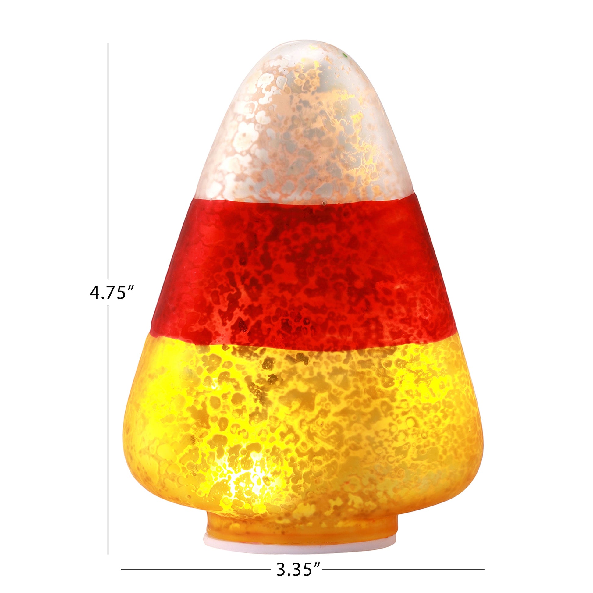 4.75" Mercury Glass Candy Corns - Set of 3 - Mr. Christmas
