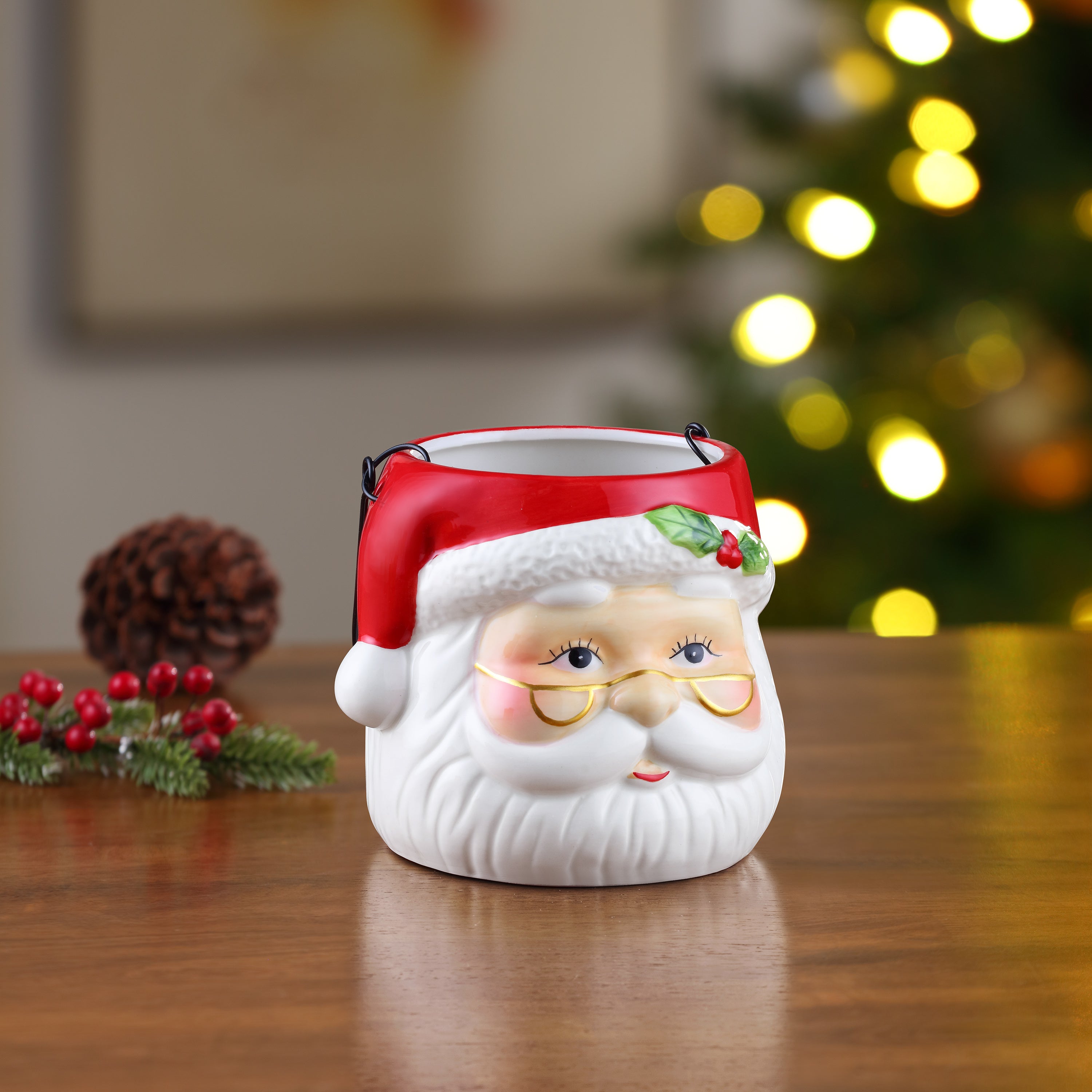 Mr. Christmas Oversized Ceramic shops Holiday Santa