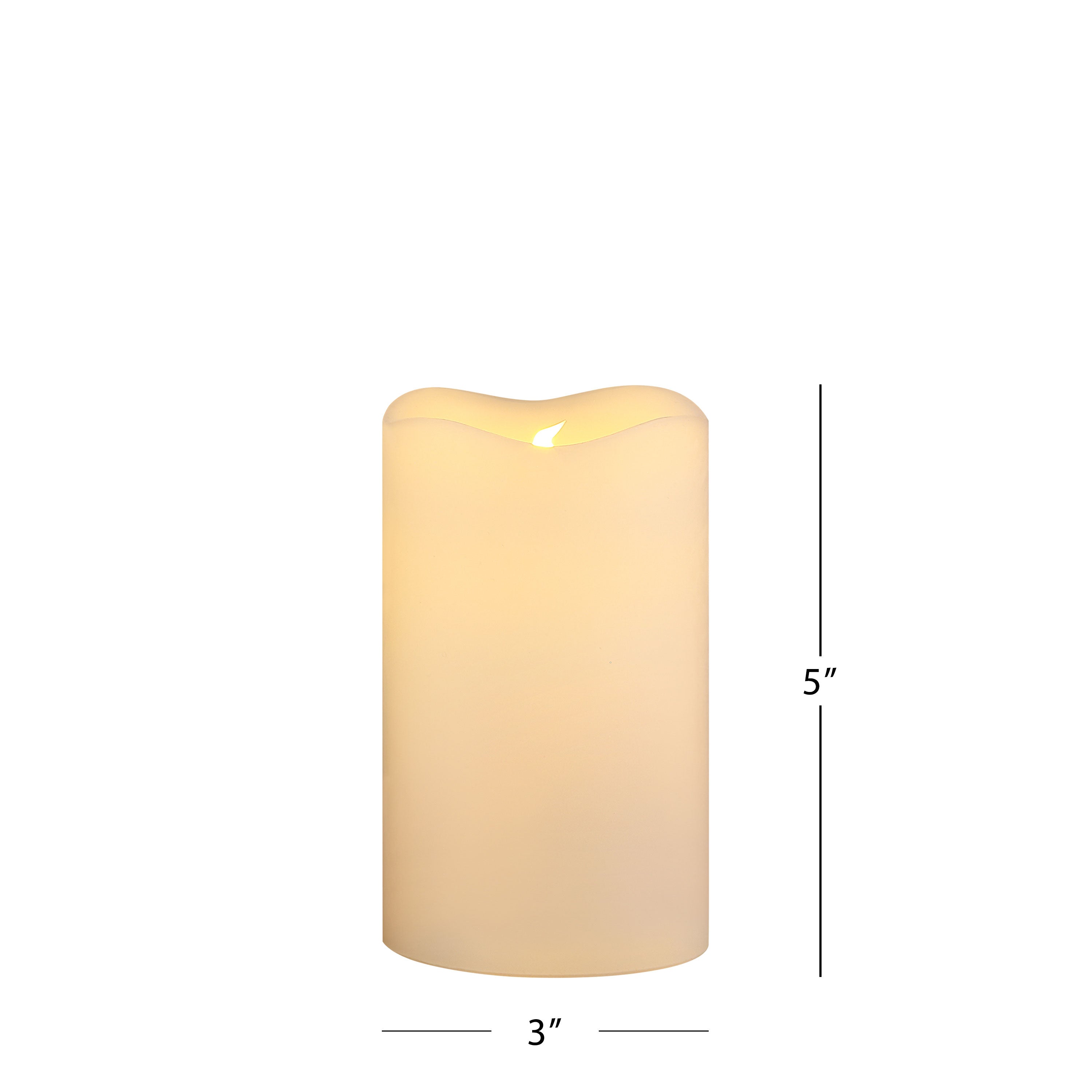 6" Ceramic Lit Snowman Candle Holder and Flameless Candle - Mr. Christmas