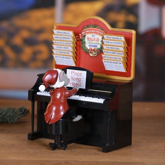 7.75" Magical Maestro Mouse - Mr. Christmas