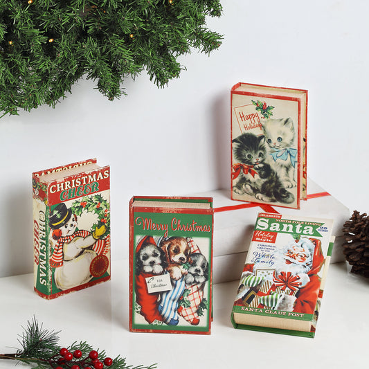 8.4" Vintage Storage Box - Santa - Mr. Christmas
