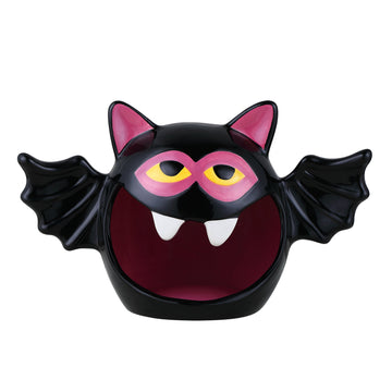 9" Motion Activated Ceramic Bat Candy Bowl - Mr. Christmas