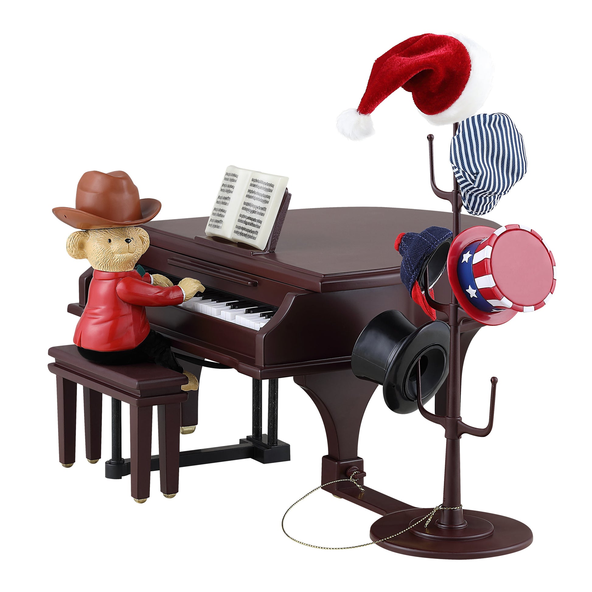 90th Anniversary Collection - Animated & Musical Teddy Takes Requests - Mr. Christmas