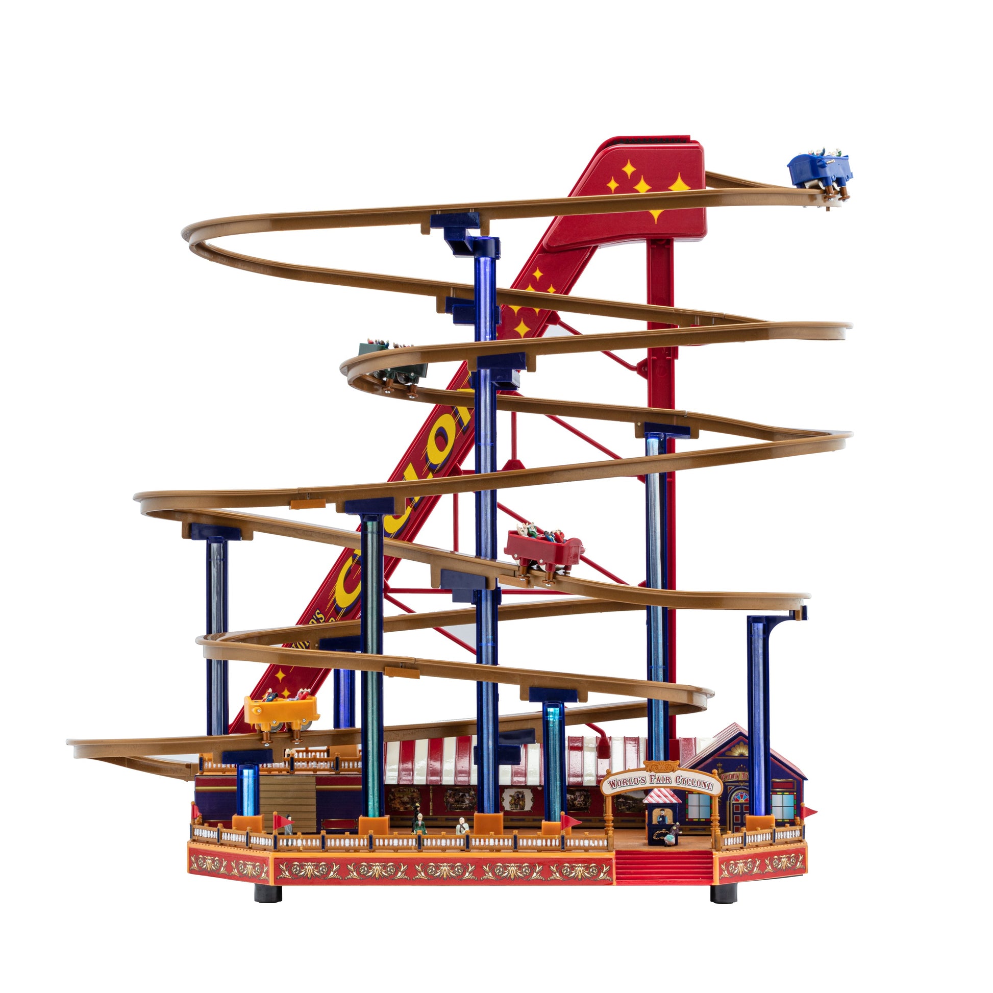 90th Anniversary Collection - Animated & Musical World's Fair Roller Coaster - Mr. Christmas