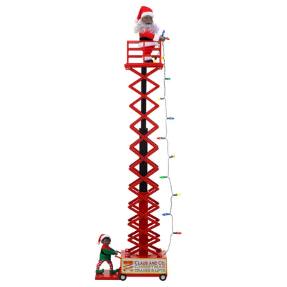 Mr. Christmas 50" Animated & Musical Santa's Lift - Black Santa Main Image