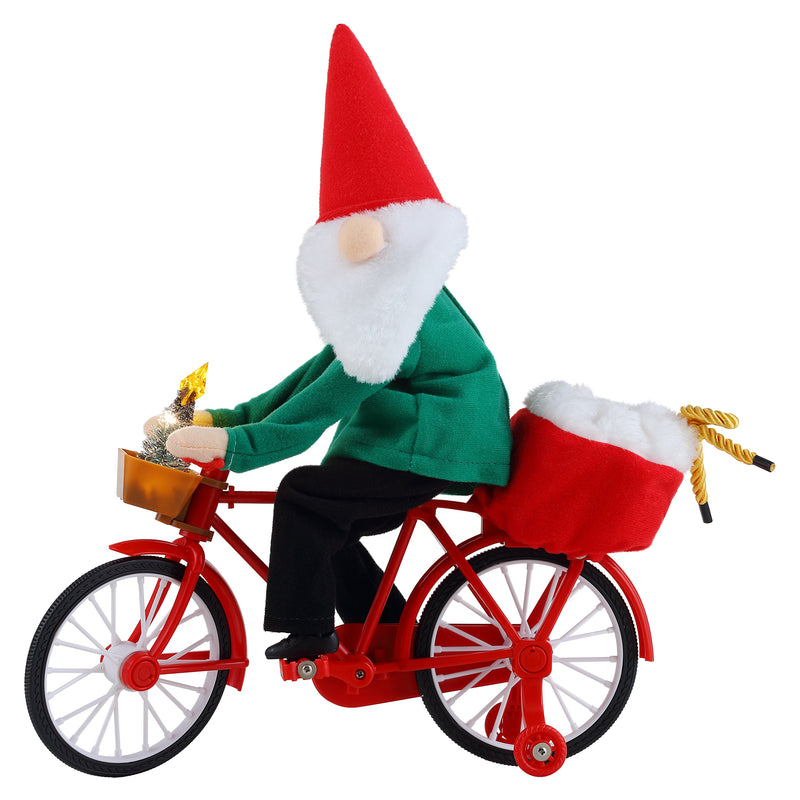 11" Animated Cycling Gnome
