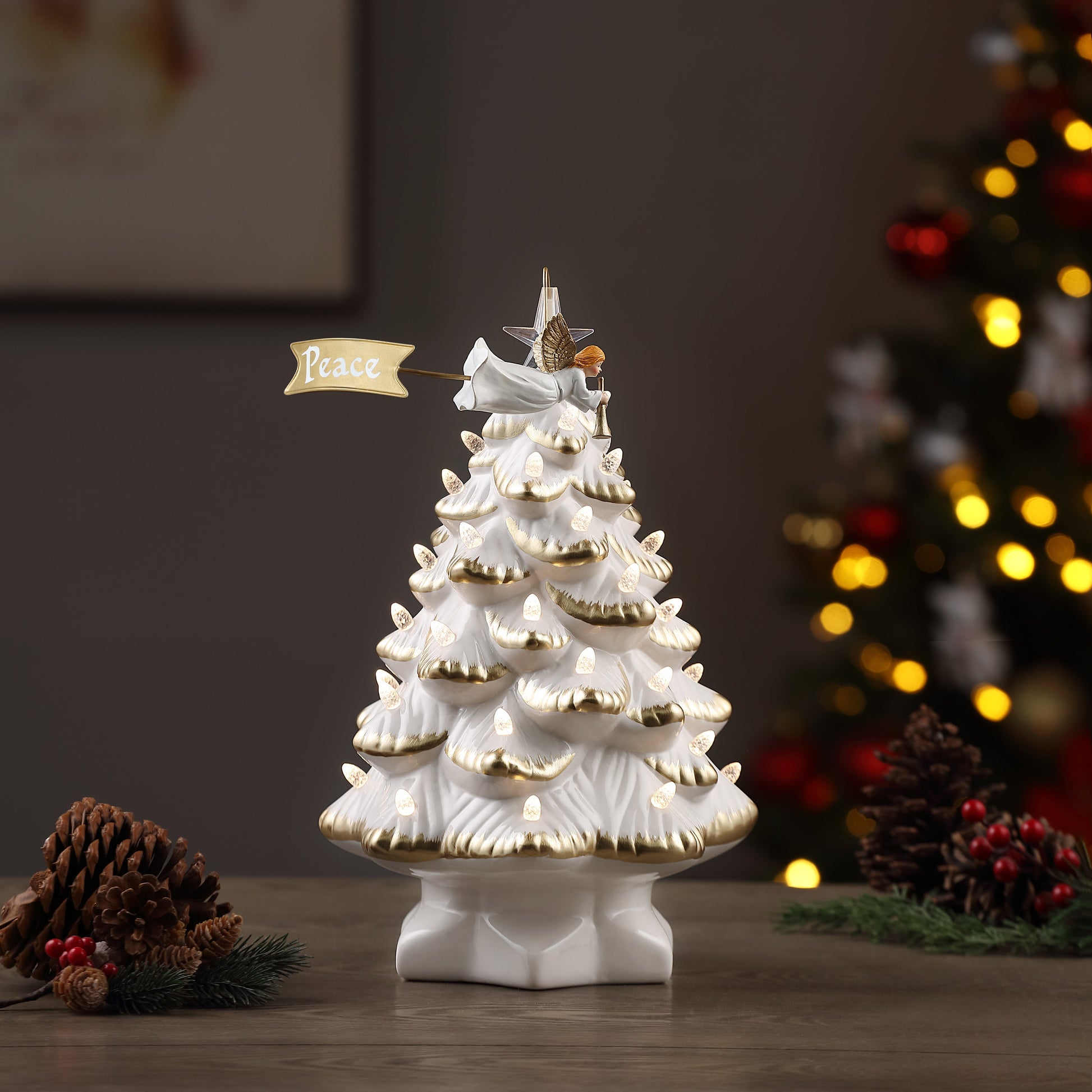 Mr. Christmas 14 White Nostalgic Tree