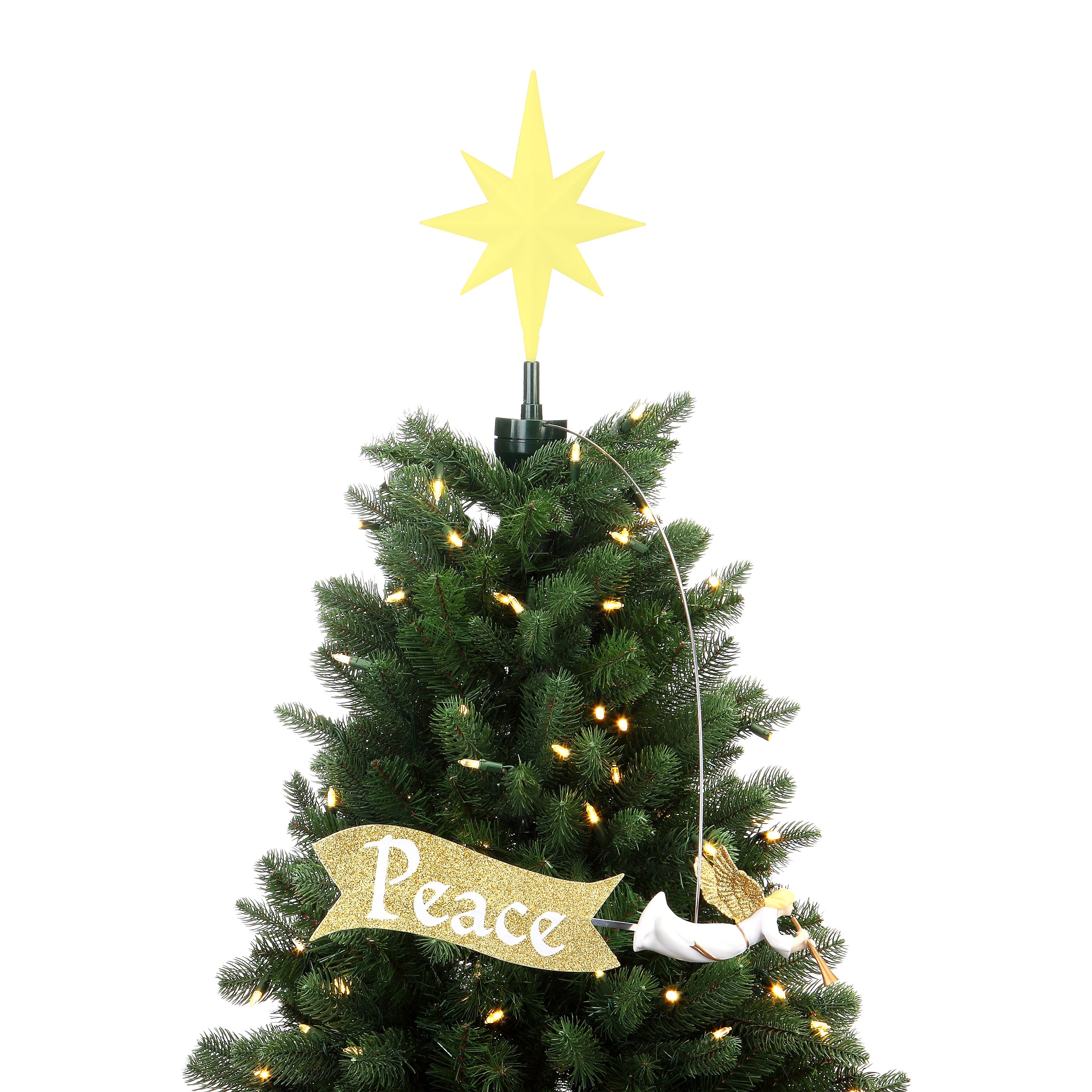 Cartoon Tree Ropper Mr. Christmas Animated Tree Topper - Celestial Angel at Charley Smith blog