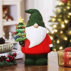 Medium Nostalgic Ceramic Figure - Gnome - Mr. Christmas