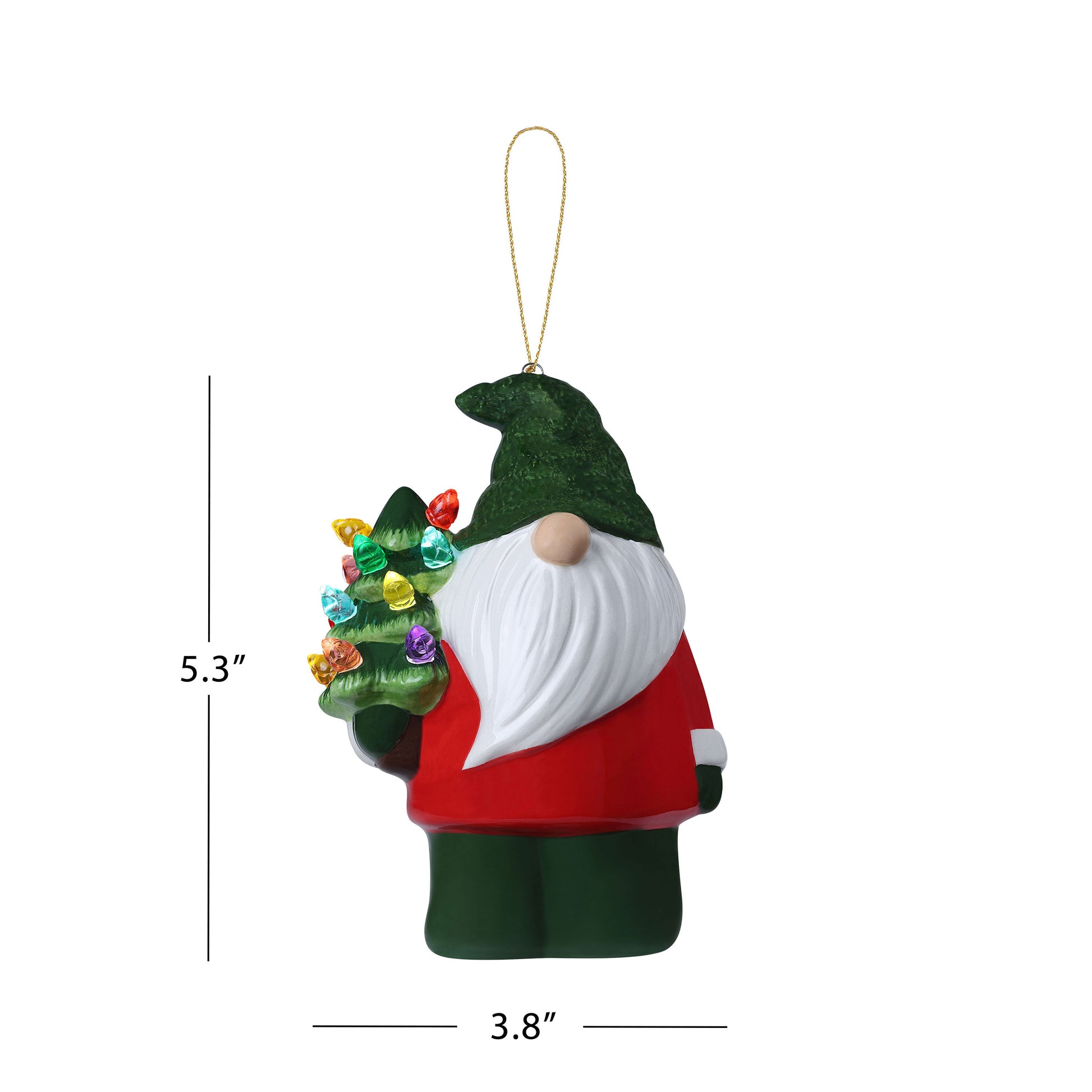 Mini Nostalgic Ceramic Figure - Gnome - Mr. Christmas