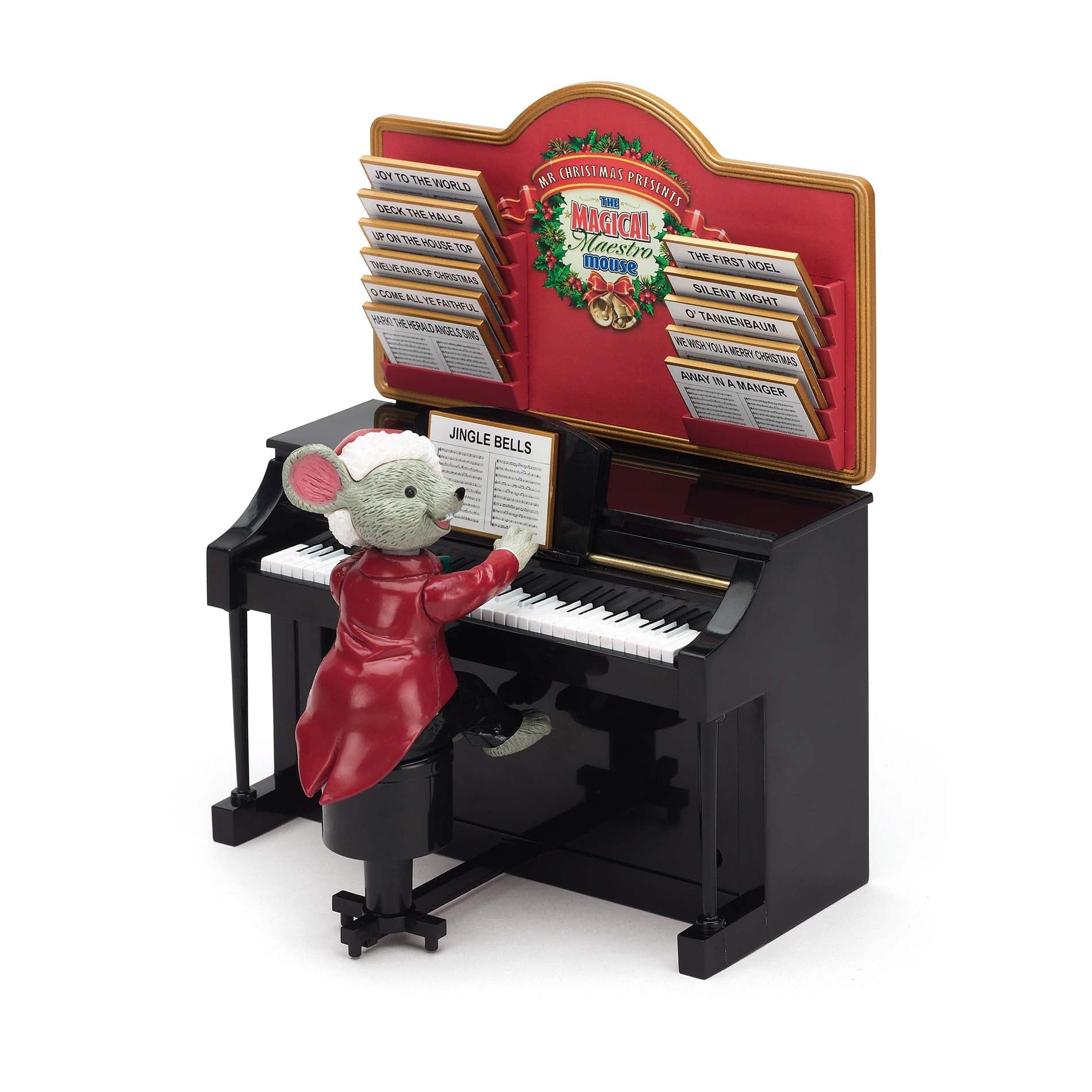 Main product image of Mr. Christmas Magical Maestro Mouse at the piano