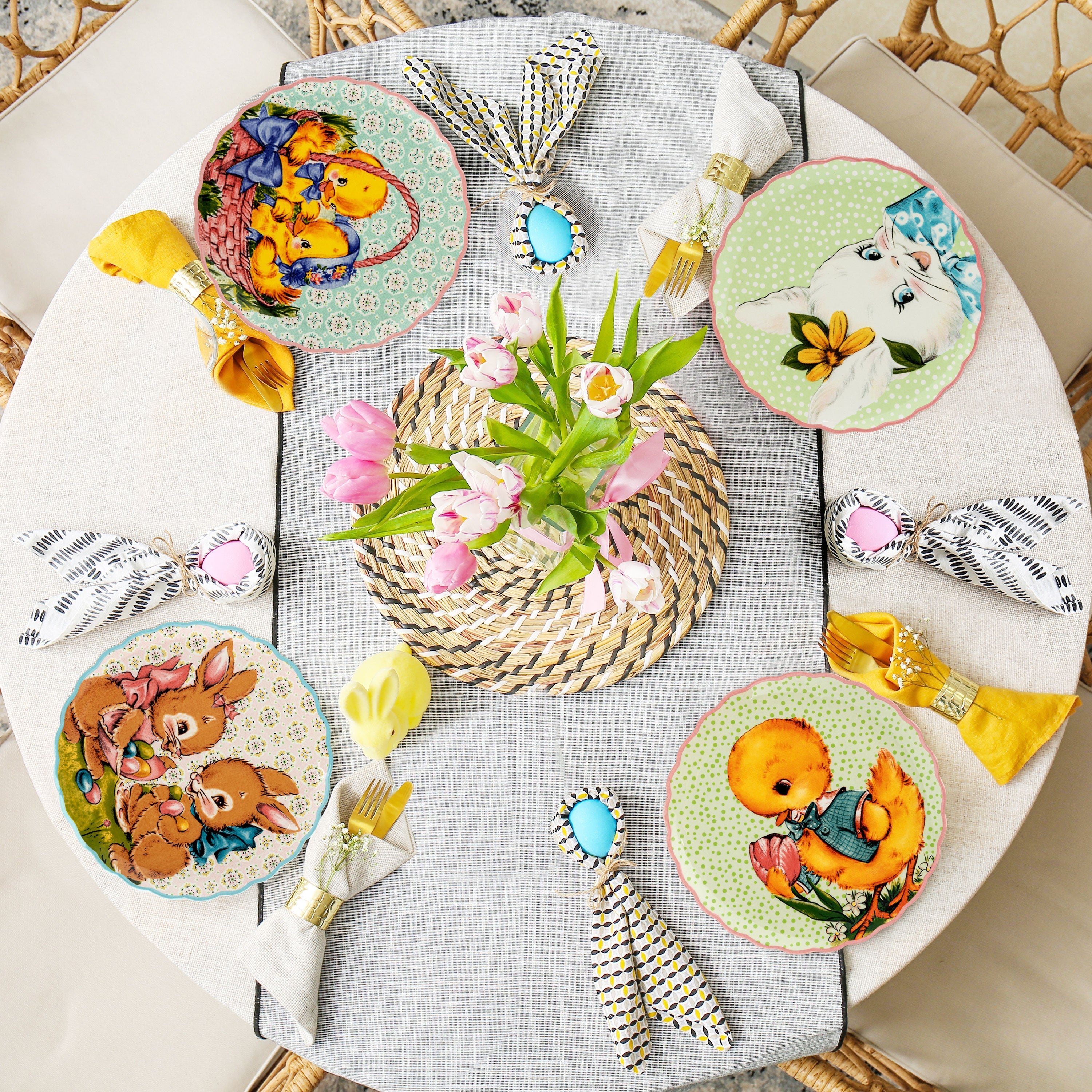 Decorative easter plates best sale