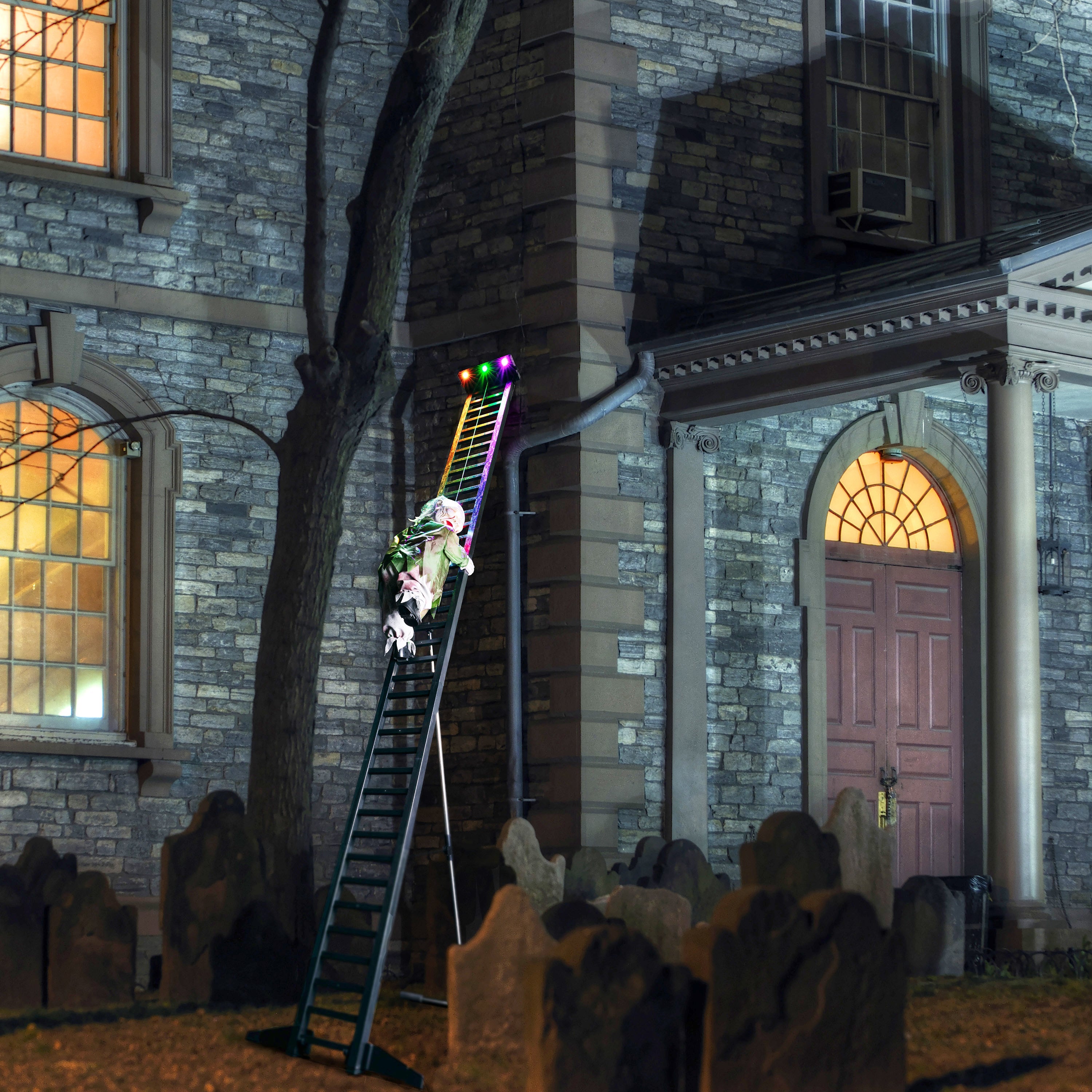 Mr. Halloween 10' Outdoor Climbing Zombie - Mr. Christmas