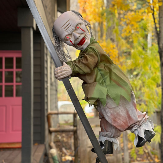 Mr. Halloween 10' Outdoor Climbing Zombie - Mr. Christmas