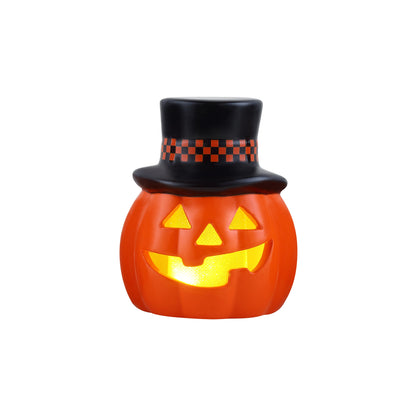 Mr. Halloween Set of 4 Mini Ceramic Jack-O-Lanterns - Mr. Christmas