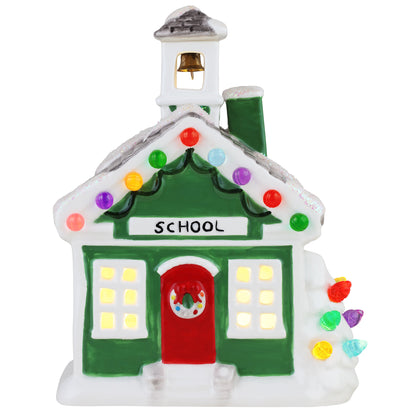 6" Nostalgic Ceramic Village School
