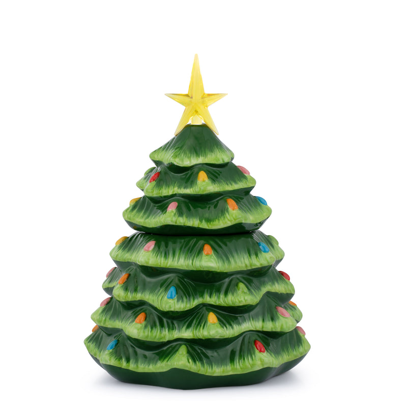 Nostalgic Tree Cookie Jar - Mr. Christmas