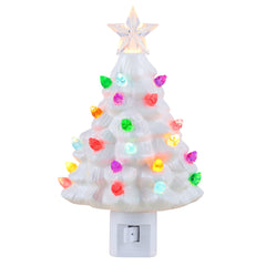14.25'' Tree Platter with Dip Section - White - Mr. Christmas