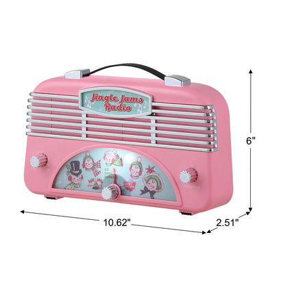 Retro Jingle Jams Radio - Pink - Mr. Christmas